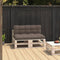 vidaXL - Palletkussens - 2 - st - stof - taupe