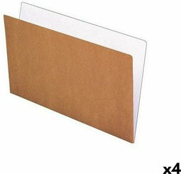 Subfolder Elba Wit Bruin A4 50 Onderdelen (4 Stuks)