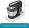 Royalty Line® PKM1600 Keukenmachine - 6 L Keukenrobot - Mixer Met Mengkom - 1600W Keukenmixer - Zwart