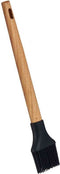 Siliconen Gebakskwast Zwart beukenhout 5 x 1,8 x 28 cm (48 Stuks)