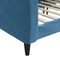 vidaXL - Slaapbank - 80x200 - cm - fluweel - blauw