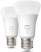 Philips Hue E27 Slimme Lichtbron - 9W - Dimbaar warmwit licht - (2 stuks)
