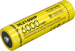 Nitecore NL2160HP - Oplaadbare 21700 Li-Ion batterij 6000mAh - 20A ontlaadstroom - IPX-6