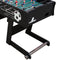Cougar Scorpion Kick Voetbaltafel Opklapbaar in Zwart - Tafelvoetbal tafel incl. 2 ballen en scoreteller - Indoor voetbal tafel van 126x61x80cm