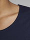 JACK&JONES JJEBAS TEE SS U-NECK NOOS - Heren T-shirt - 100% biologisch katoen - Maat S