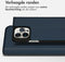 Accezz Premium Leather - Slim Bookcase - Echt Nappa leer - Donkerblauw (iPhone 14 Pro Max)