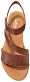 Gabor 063 - Platte sandalen - Klittenbandsluiting - Bruin - Maat 40