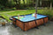 EXIT Wood zwembad 300x200x65cm met filterpomp - bruin