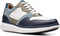 Clarks Un Globe Run - Heren Sneakers - Lichte rubberen zool - Navy Combi