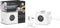DesignNest PowerCube Extended Duo USB - Type E met aardepin (België) - 1.5 meter kabel - Wit/Grijs - 3 stopcontacten - 2 USB laders - stekkerdoos - stekkerblok - telefoonlader - oplader