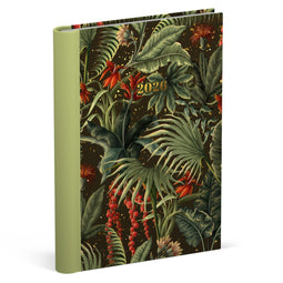 Lannoo Botanic Diary - Agenda wire-o - 120x160mm - Rode bloem (2026)