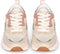 POSH by Poelman CHARLIE - Dames sneakers - Chunky zool 4 cm - Beige met combinatie
