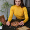 UNIDRAGON Houten Puzzel Voor Volwassenen Dier - Voorzichtige Lynx- 187 stukjes - Medium 22x33 cm