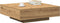 vidaXL - Salontafel - Artisan - Eiken - 100x100x31 - cm - Samengesteld - Hout