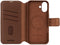 Decoded - Leather Detachable Wallet - iPhone 16 - MagSafe Compatibel - Zwart