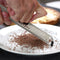 joeji's Kitchen - Vlijmscherpe roestvrijstalen citroenzesterrasp - Ergonomisch handvat met antislippad - Zilver