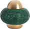 Light & Living Tafellamp Cetara - Kralen - 26cm - Donkergroen/Brons