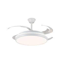 Plafondventilator CristalRecord CHARLY L RETRAC Transparant 80 W