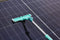 Leifheit 51120 - Raamwisser 4in1 - Telescoopsteel 110-190 cm - Wisbreedte 32 cm - Turquoise Grijs