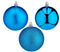 Set kerstballen Blauw Plastic 8 x 9 x 8 cm (6 Stuks)