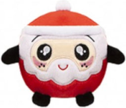 Pms Squishimi Xmas Knuffel Junior Pluche 9 Cm Rood/zwart
