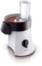 Philips Viva SaladMaker HR1388/80 - Foodprocessor - 6 RVS schijven - Sprankelend wit zwart rood