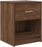 vidaXL - Nachtkastjes - 2 - st - met - lade - 40x34x50 - cm - bruin - eikenkleur