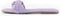 Pieces PCVERA - Dames Sandalen - Gevlochten band 100% leer - Lavendula