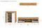 Furnilux Jam - Woonkamercombinatie - Praktische indeling - Wit eiken 35x255x159cm