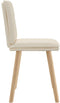 vidaXL - Eetkamerstoelen - 2 - st - linnen