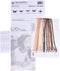 Thea Gouverneur - Borduurpakket met telpatroon - 569 - Voorgesorteerde DMC Garens - Beervlinder - Linnen - 21 cm x 21 cm - DIY Kit