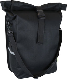 Dresco Enkele Fietstas Leisure 18 Liter | Pakaftas Waterafstotend Nylon Zwart