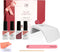 PN Selfcare - Gellak Starterspakket Hello Merlot met LED Lamp - Gellak kleur - Nageldoekjes - Prepper & Nagelvijl - PN Selfgel
