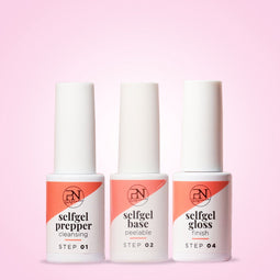 PN Selfcare Gellak - Voordeelset 3x6ml Hema-Vrij - Primer - Peel Base Coat - Top Coat - Afpelbare Gel Nagellak - Starterspakket Combi Deal