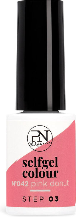 PN Selfcare 'N42 Pink Donut' Gellak Roze - Vegan - 21 Dagen Effect - Voor UV/LED Lamp - 6ml