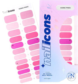 PN Selfcare Nagelstickers - Vegan Nail Wraps - 10 Dagen Effect - Duurzame Nail Art - 24 Stuks