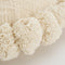 In The Mood Collection - Pom pon Sierkussen - H10 x Ø40 cm - Katoen - Off white