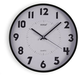 Muurklok Versa Wit Plastic 4 x 30 x 30 cm