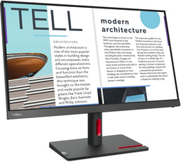 Lenovo ThinkVision S25e-30 - Monitor - 24,5" Full HD 1920x1080 75Hz VA - Grijs