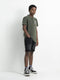 Petrol Industries Bullseye - Denim Short - Slim fit - Zwart - Maat 170