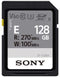 Sony UHS-II SF-E128A - SDXC Geheugenkaart 128GB - Lezen 270MB/s Schrijven 100MB/s