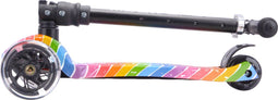 BOLDCUBE Astro Dream - Kinderstep 3 wielen - Verstelbaar 65-89 cm - Regenboogkleur