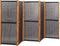 vidaXL - Kamerscherm - met - 5 - panelen - 350x180 - cm - zwart