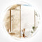 Coast LED Badkamerspiegel - Rond 60x60 cm - Dimbaar - Anticondens - Zilver