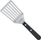 Triangle Palet Extra Breed met Knik & Gleuven - 12 cm Lemmet - RVS