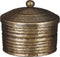 Mica Decorations Albany Opbergbox - 18x18x15 cm - Aluminium - Goud