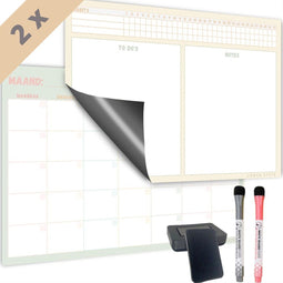 Urban State Magnetische Weekplanner - Whiteboard - Uitwisbaar - Pastel (2)