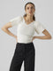 VERO MODA VMGINNY SS V-NECK PULLOVER NOOS - Dames Trui - Maat S