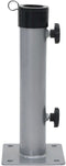 vidaXL - Parasolvoet - voor - Ø38/48 - mm - stok - staal - zilverkleurig