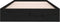 vidaXL - Bedframe - massief - hout - zwart - 90x200 - cm